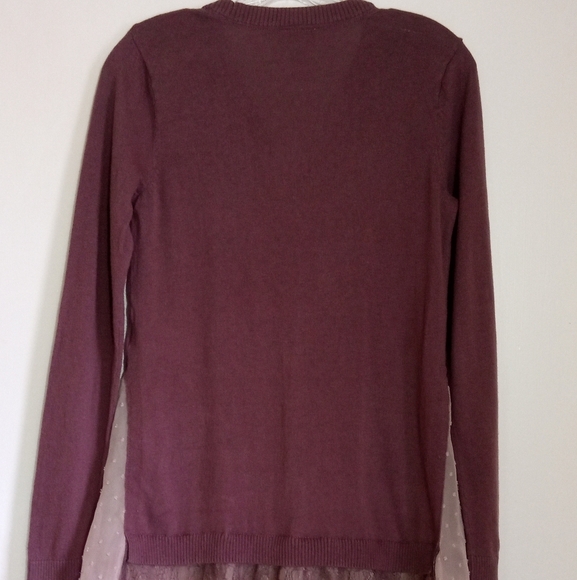 LOGO Lori Goldstein lightweight button down cardigan with ruffle hem size xxs - Picture 7 of 11